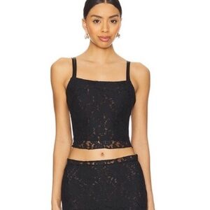 NEW Superdown Charcoal Lace Cami